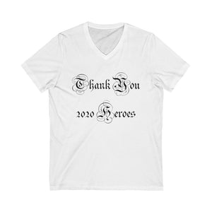Unisex Jersey Short Sleeve V-Neck Tee