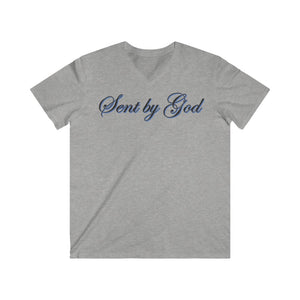 Men's Fitted V-Neck Short Sleeve Tee