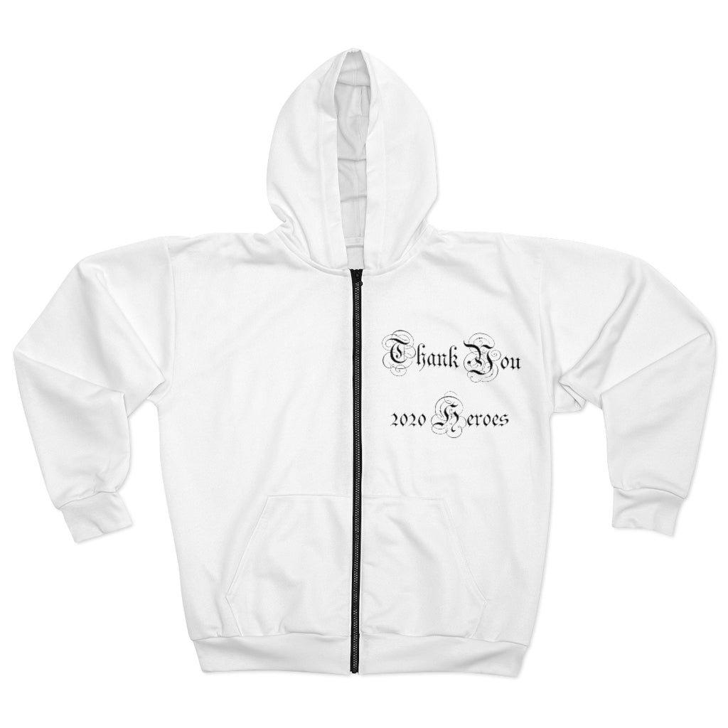 AOP Unisex Zip Hoodie