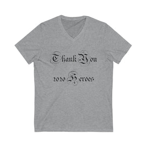 Unisex Jersey Short Sleeve V-Neck Tee