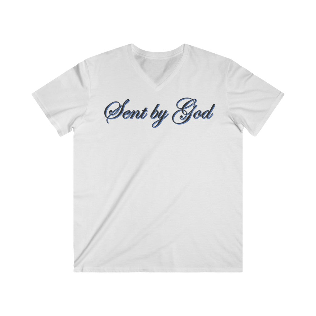 Men's Fitted V-Neck Short Sleeve Tee
